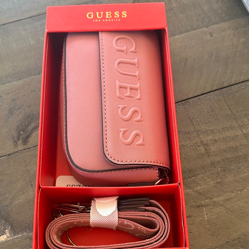 GUESS Blush Pink Crossbody Bag